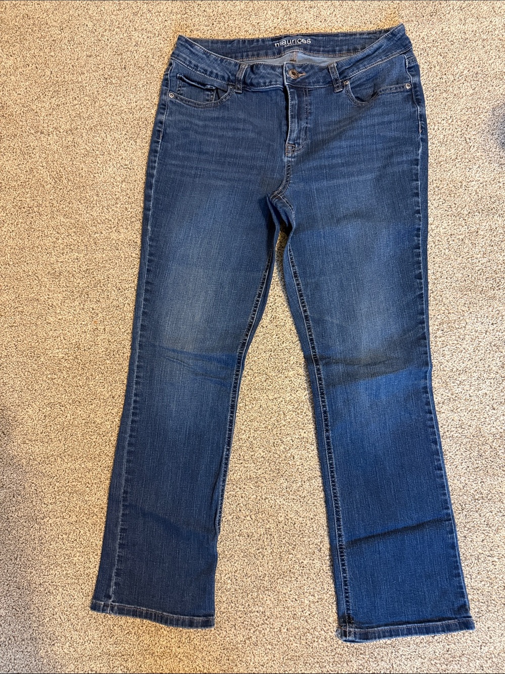 Maurices Women's Medium Wash Straight-Leg Jeans
